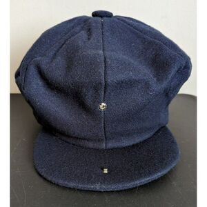 Capas Headwear NY Cabbie Newsboy Flat White Hat, Patchwork Design, One Size
